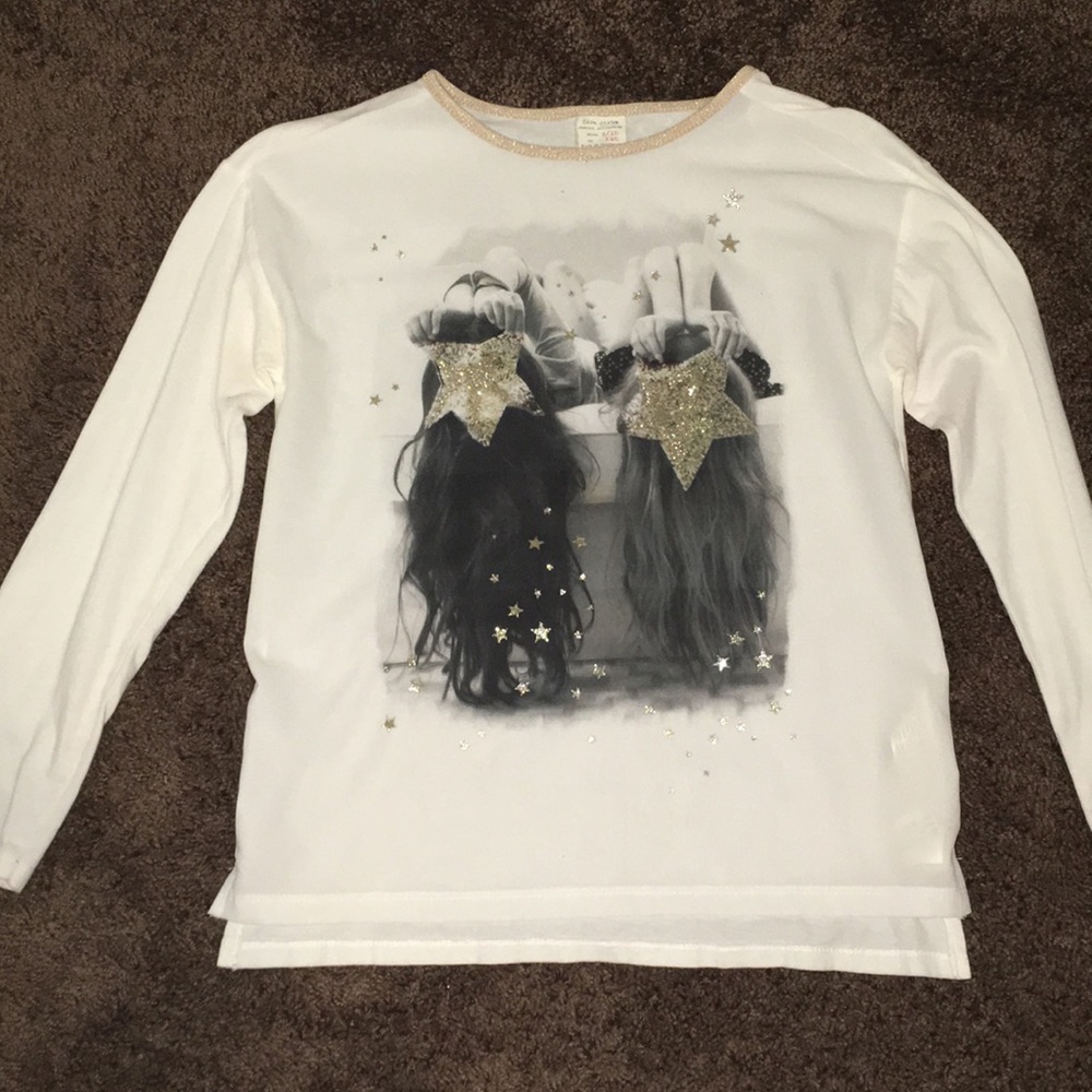White shirt from Zara Girls
